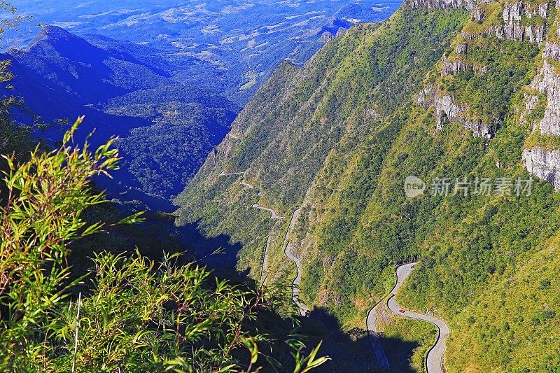 Serra do里约热内卢do Rastro Mountain Road Pass - Santa catarina - south Brazil